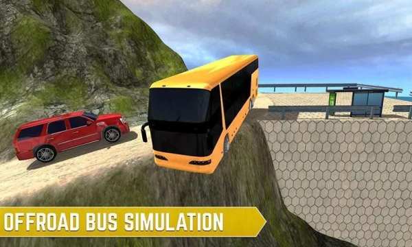 Simulator Bus Angkutan Jalan Real Off Road 3D screenshot 8