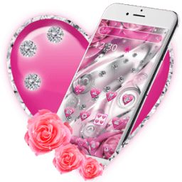 Crimson Hearts Diamond Theme иконка