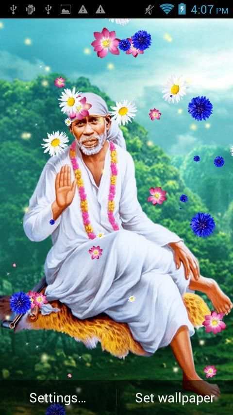 Sai Baba Live wallpaper स्क्रीनशॉट 6