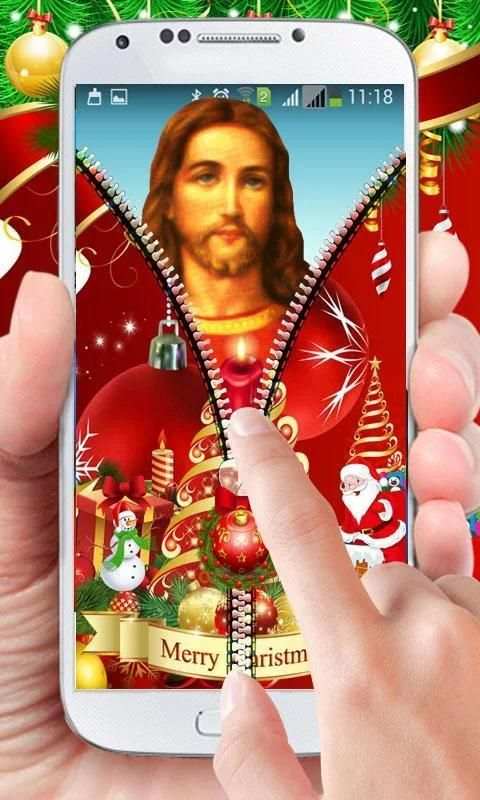Christmas Theme Zipper Lock скриншот 9
