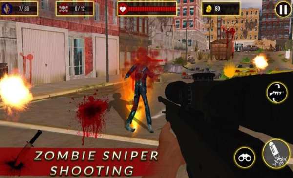 Zombie Sniper Counter Shot screenshot 2