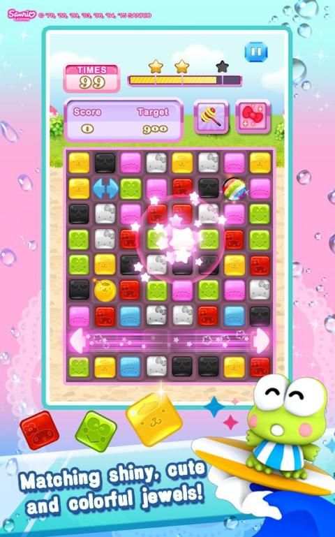 Hello Kitty Jewel Town Match 3 7 تصوير الشاشة