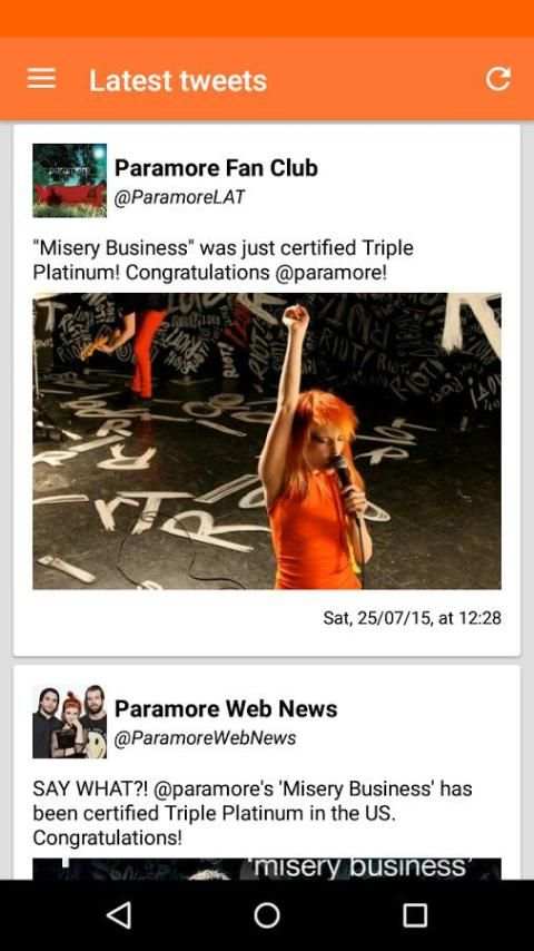 Paranews: News for Paramore 3 تصوير الشاشة
