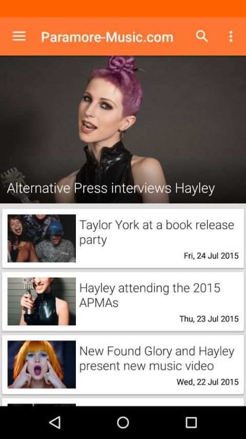 Paranews: News for Paramore 4 تصوير الشاشة