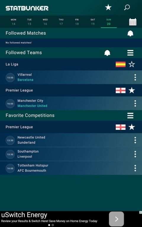 Football live scores & stats screenshot 8