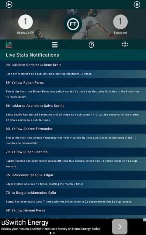Football live scores & stats screenshot 5