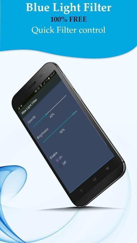 Blue Light Filter - Eye Care, Night Mode Android screenshot 1