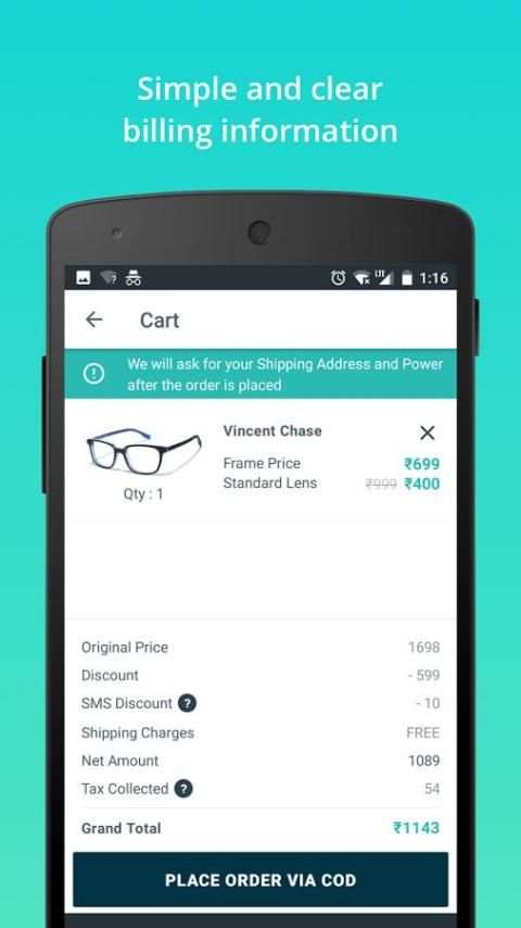 Lenskart Lite - for 2G Network screenshot 1
