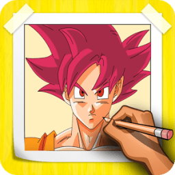 ikon How To Draw Son Goku &amp; Vegeta From DBZ characters