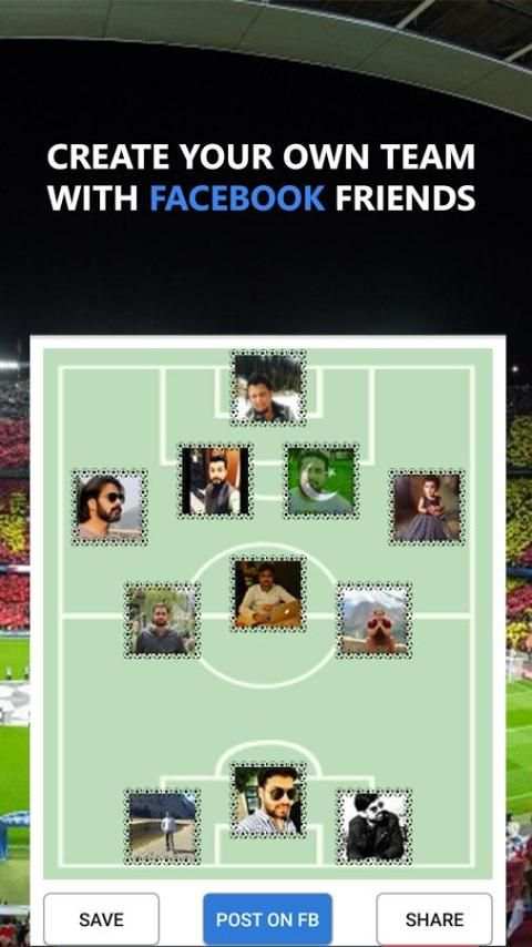 My Team : Facebook Friends Team screenshot 1