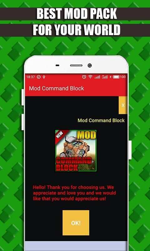 Mod Command Block for MCPE screenshot 3