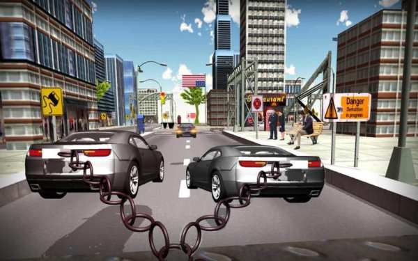 Chained Cars Extreme Driving Simulator screenshot 1