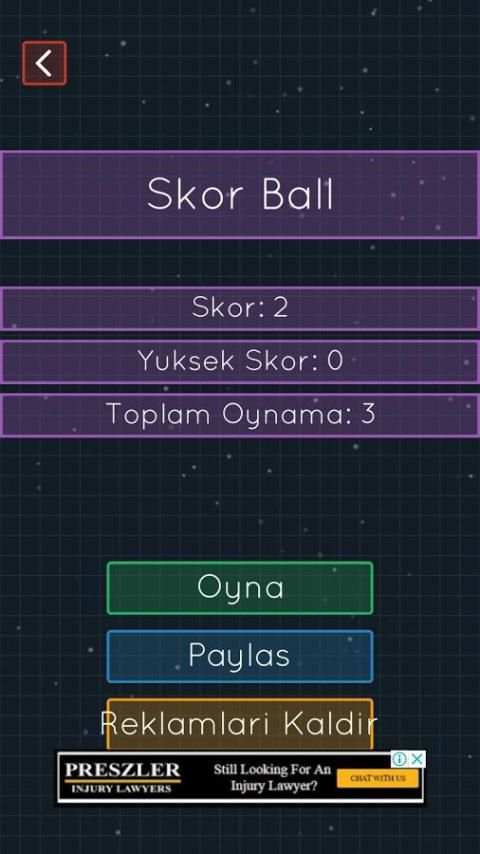 Skor Ball screenshot 1