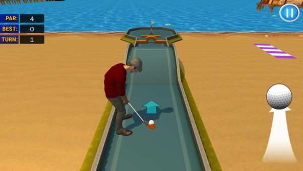 Mini Golf 3D Beach Master screenshot 4