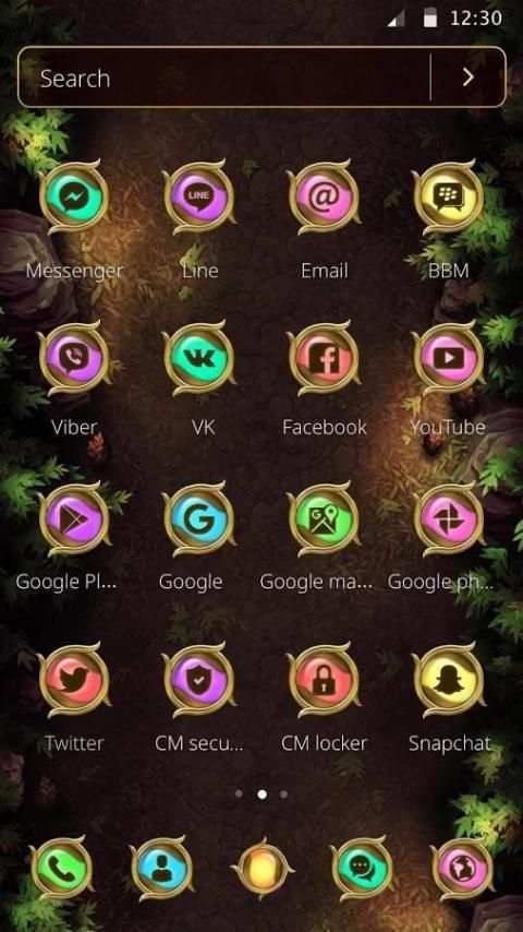 Golden Magical Ball Theme screenshot 2