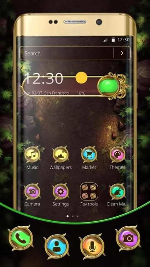 Golden Magical Ball Theme screenshot 4