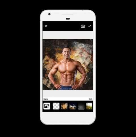 Man Body Builder Photo Suit screenshot 4