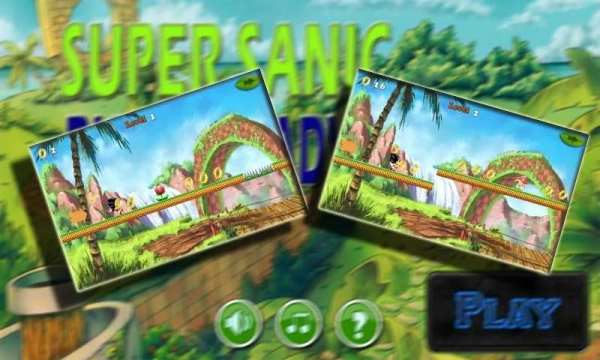 Superior Sonic Runners Adventure скриншот 1