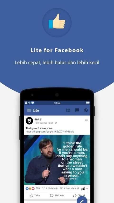 Lite Untuk Facebook dan Messenger Terbaru 2018 screenshot 4