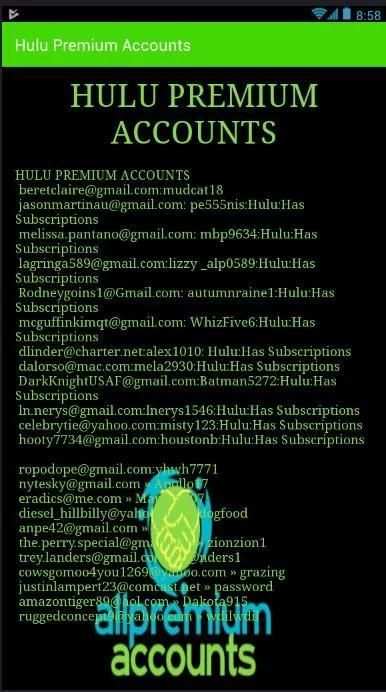 All Premium Accounts स्क्रीनशॉट 3