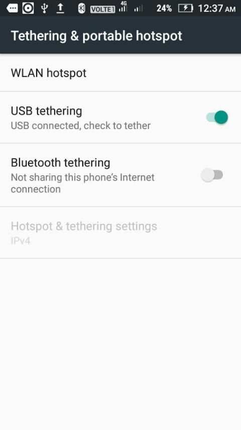 USB Tethering screenshot 3