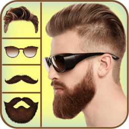 ikon Men Hair Mustache Style Photo Editor