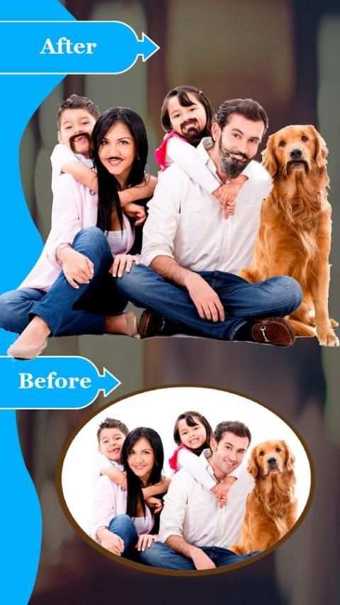 Men Hair Mustache Style Photo Editor 5 تصوير الشاشة