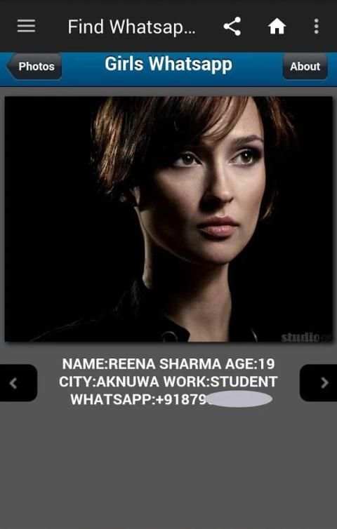 Find Girls Numbers Contacts & Photos for Whatsapp screenshot 2