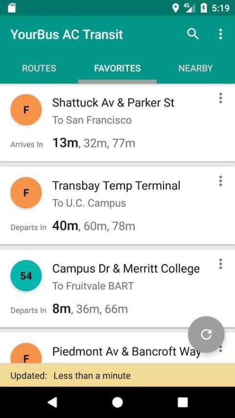 AC Transit Bus Tracker App - Commuting made easy. screenshot 4