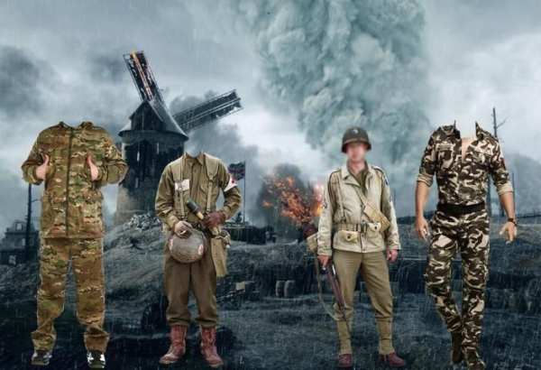 Army Dress Picture Editor скриншот 3