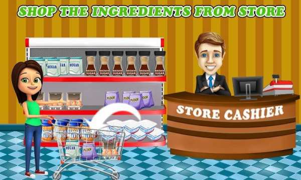 toko roti bisnis 2: toko kasir manager permainan screenshot 1