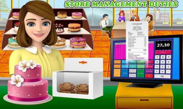 toko roti bisnis 2: toko kasir manager permainan screenshot 2