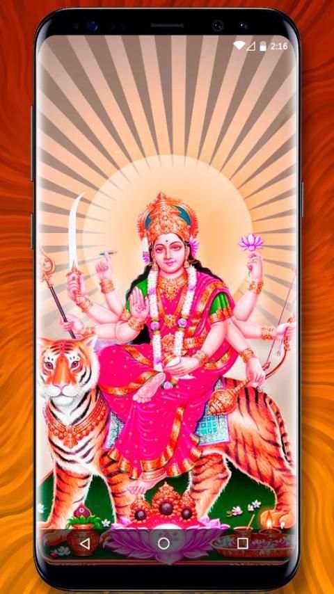Durga Mata Live Wallpaper स्क्रीनशॉट 3