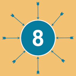 ikon Point Arrow - Spinning Circle Archery Master Game