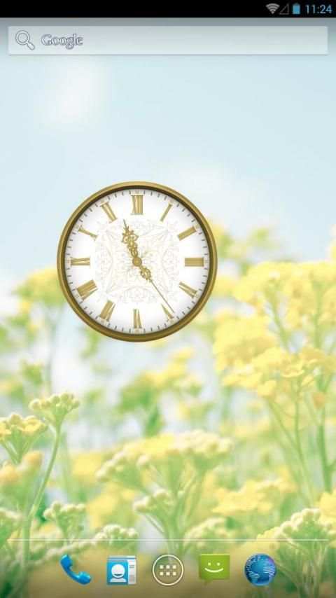 Analog Clock Widget 7 تصوير الشاشة