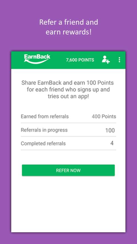 EarnBack - Recharge airtime, Get cash screenshot 1