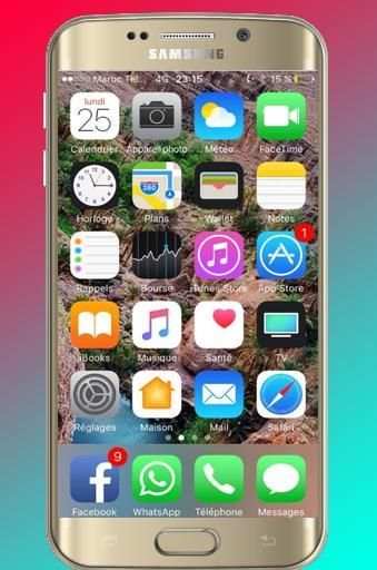 Launcher Theme For IPhone 8 Plus HD स्क्रीनशॉट 1