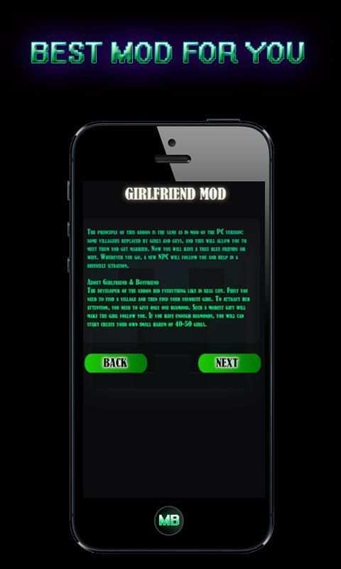 Mod Girlfriend for MCPE screenshot 1