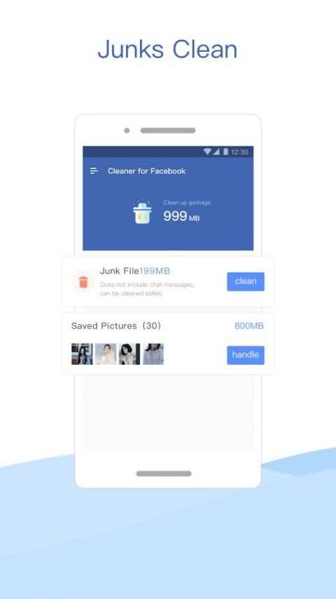Cleaner for Facebook - Space Cleaner,Apps Cleaner скриншот 2