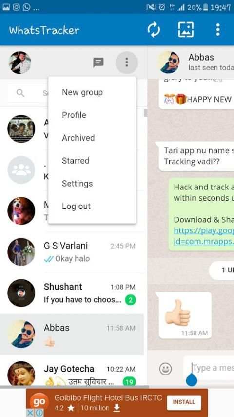 WhatsTracker for WhatsAp 3 تصوير الشاشة