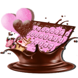 Тема шоколадной клавиатуры иконка