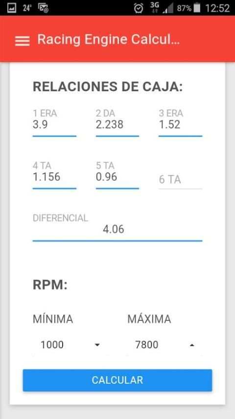 Racing Engine Calculator screenshot 6