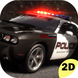 ikon Police Hills Racing - Free 2D Climbing Cars
