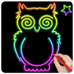 Neon Coloring &amp; Drawing أيقونة