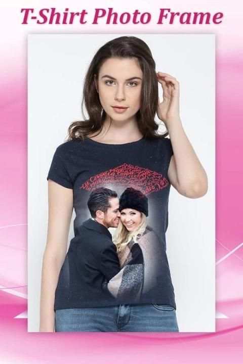 Photo on Girl's T-shirt : Photo Editor screenshot 2