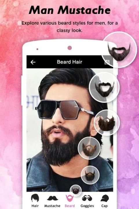 Men Mustache & Hair Styles Photo Editor screenshot 7