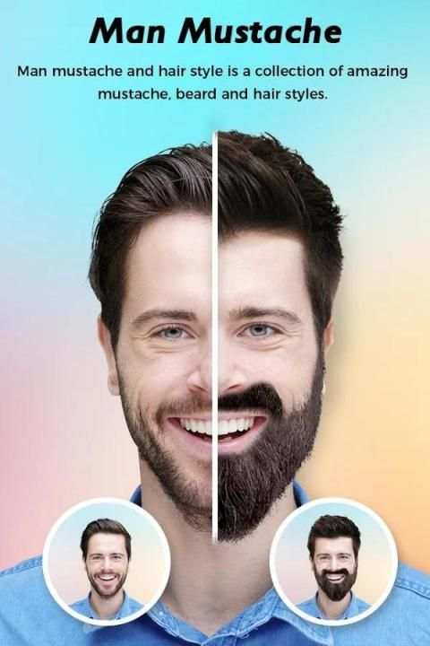 Men Mustache & Hair Styles Photo Editor screenshot 5