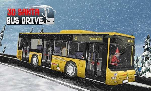 Santa Snow Bus Drive Pick and Drop Passenger 2018 screenshot 8