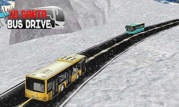 Santa Snow Bus Drive Pick and Drop Passenger 2018 screenshot 6