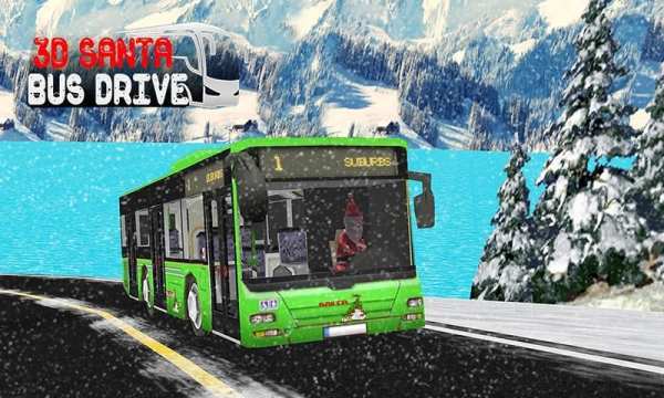 Santa Snow Bus Drive Pick and Drop Passenger 2018 screenshot 7